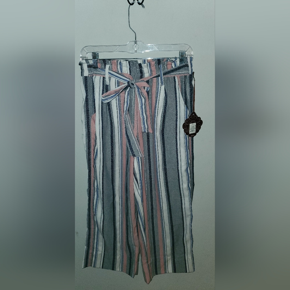 Knox Rose Multi-Color Tie-Waist Pants